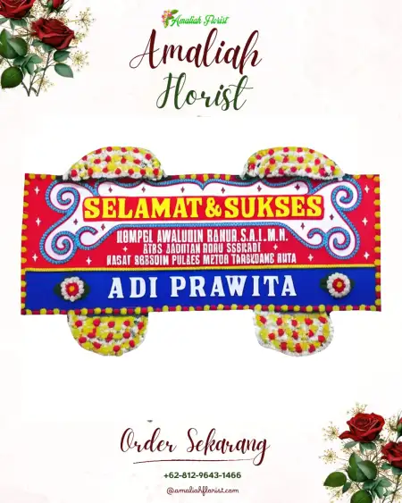 Papan Bunga Ucapan Selamat anjatan
