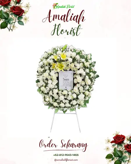 Krans Bunga Duka anjatan